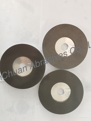 ব্যাস 126.9 মিমি ফ্ল্যাট আকৃতির সিবিএন গ্রাইন্ডিং হুইলগুলি দ্রুত প্রান্তের জন্য