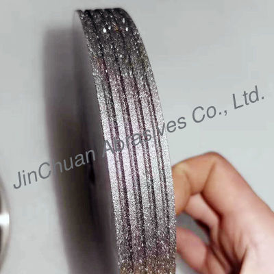 সিবিএন গ্রাইন্ডিং হুইল, শার্পিং ব্যান্ড করাত, বিজ্ঞপ্তি, গা brown় বাদামী ইলেক্ট্রোপ্লেটেড নাকাল চাকা