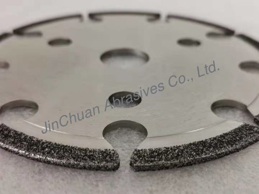 5 "স্লট দিনাসো ABN/CBN সাইক্লোন গ্রাইন্ডিং হুইল সহ ইলেক্ট্রোপ্লেটেড CBN গ্রাইন্ডিং হুইল