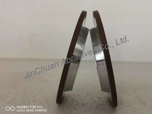 100mm 3A1 ফ্ল্যাট আর্ক ডায়মন্ড গ্রাইন্ডিং হুইল রজন বৃত্তাকার করাত ব্লেডের জন্য বন্ডেড